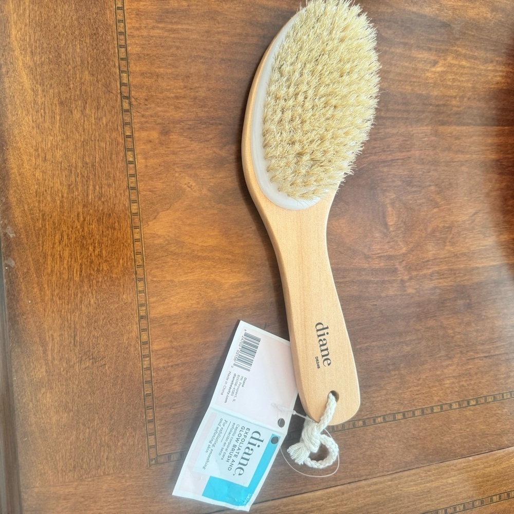 Diane Wooden Bath Brush with Natural Bristles
